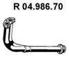 EBERSP?CHER 04.986.70 Exhaust Pipe